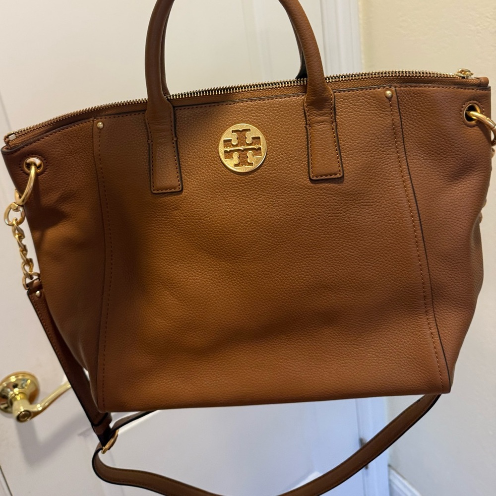 Tory Burch Tan Leather Tote